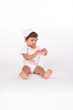 Load image into Gallery viewer, Smart Short Sleeve Bodysuit + Bib - Pink Rose - Scarlett + Michel