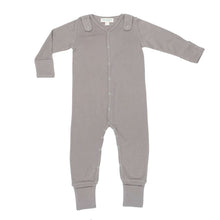 Load image into Gallery viewer, Smart Footed One-Piece + Bib - Gray - Scarlett + Michel