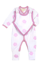 Load image into Gallery viewer, Smart Footed One-Piece + Bib - Pink Rose - Scarlett + Michel