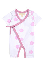 Load image into Gallery viewer, Smart Short Sleeve Kimono Romper - Pink Rose 