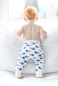 Boo Boo Harem Pants - Blue Whale - Scarlett + Michel